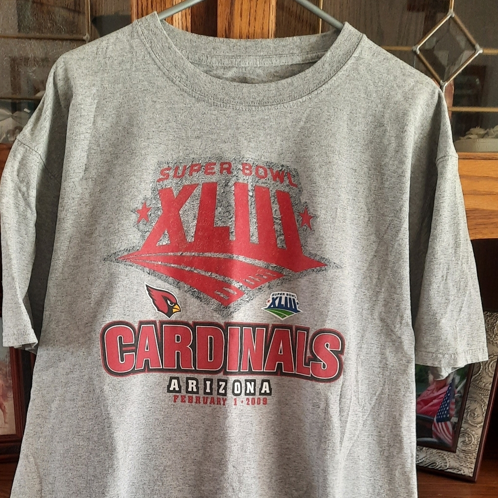Arizona Cardinals NFL Super Bowl XLIII Tee Men's XL Brand New